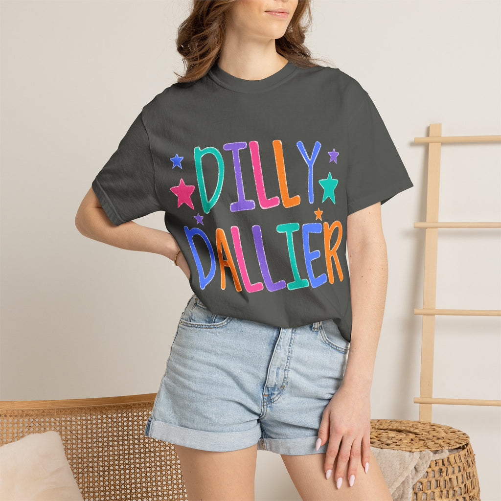 Dilly Dallier T-Shirt — Colorful Playful Graphic Tee