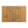 Doormat — 'Got Too Silly' Duck Cage Coir Welcome Mat