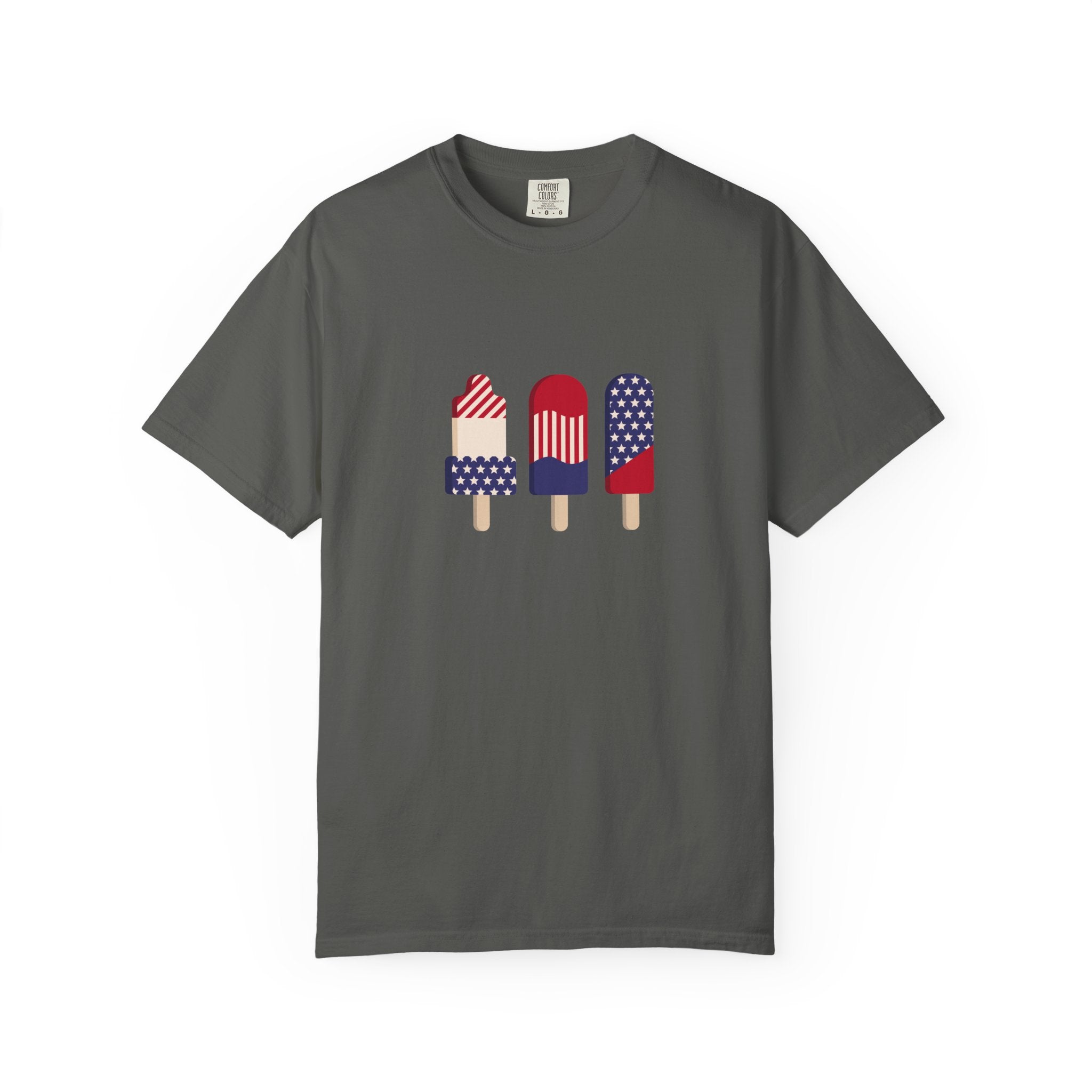 Patriotic Popsicle T-Shirt — 4th of July American Flag Ice Pop Tee