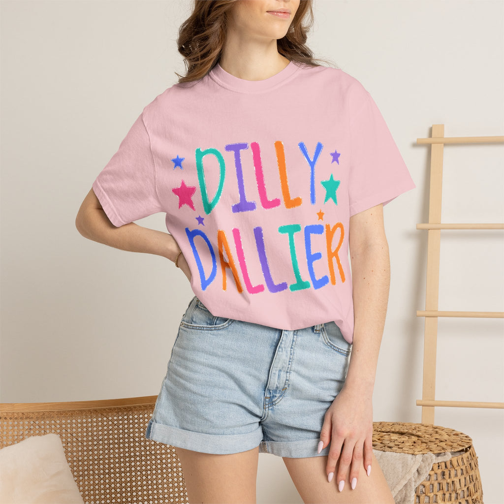 Dilly Dallier T-Shirt — Colorful Playful Graphic Tee
