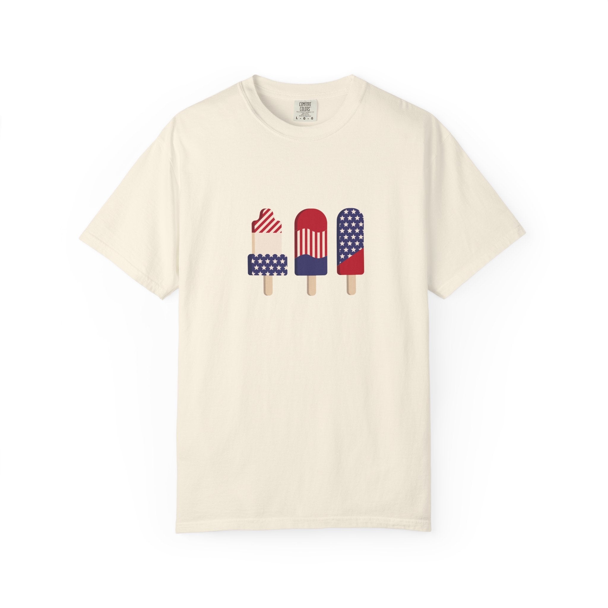Patriotic Popsicle T-Shirt — 4th of July American Flag Ice Pop Tee