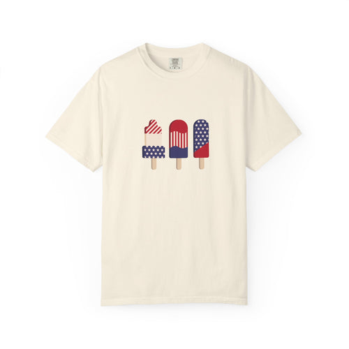 Patriotic Popsicle T-Shirt — 4th of July American Flag Ice Pop Tee