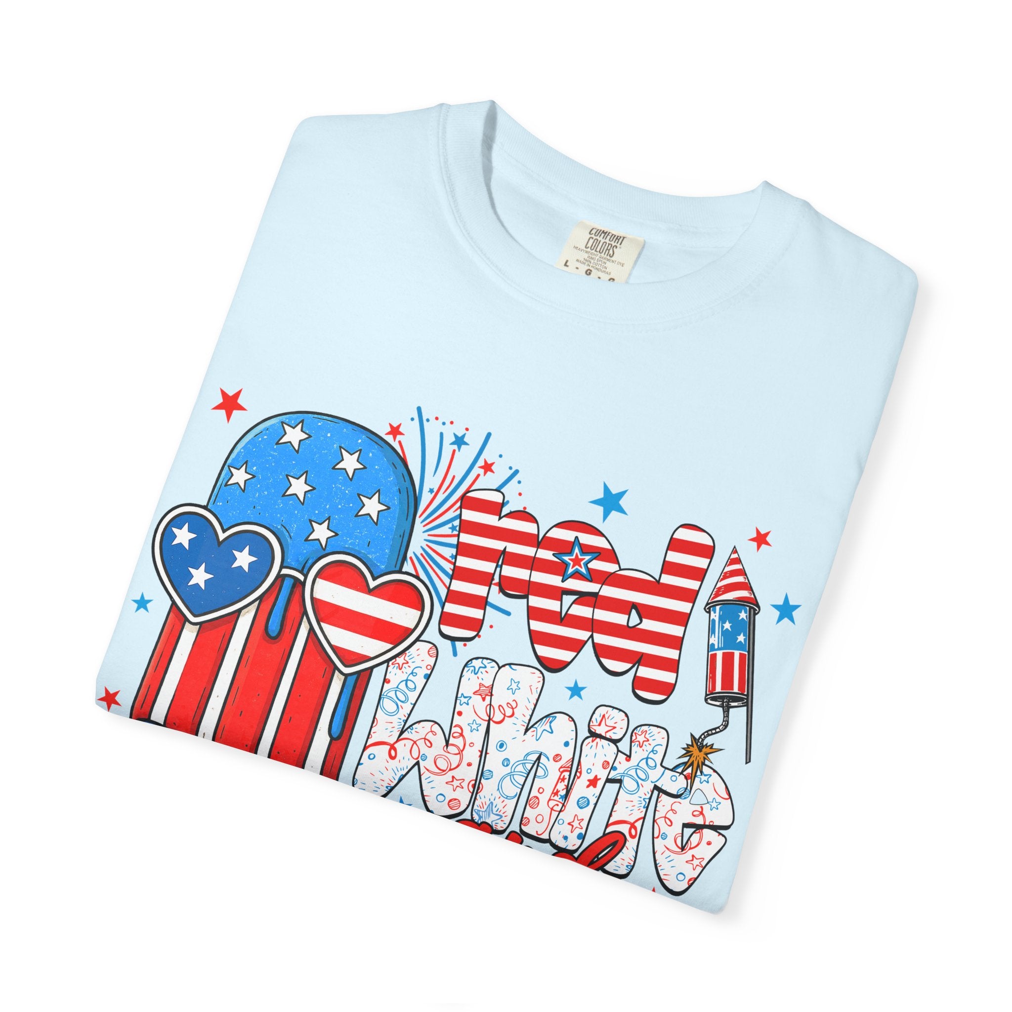 Patriotic Mom and Me T-Shirt — 4th of July USA Flag Popsicle Graphic Tee