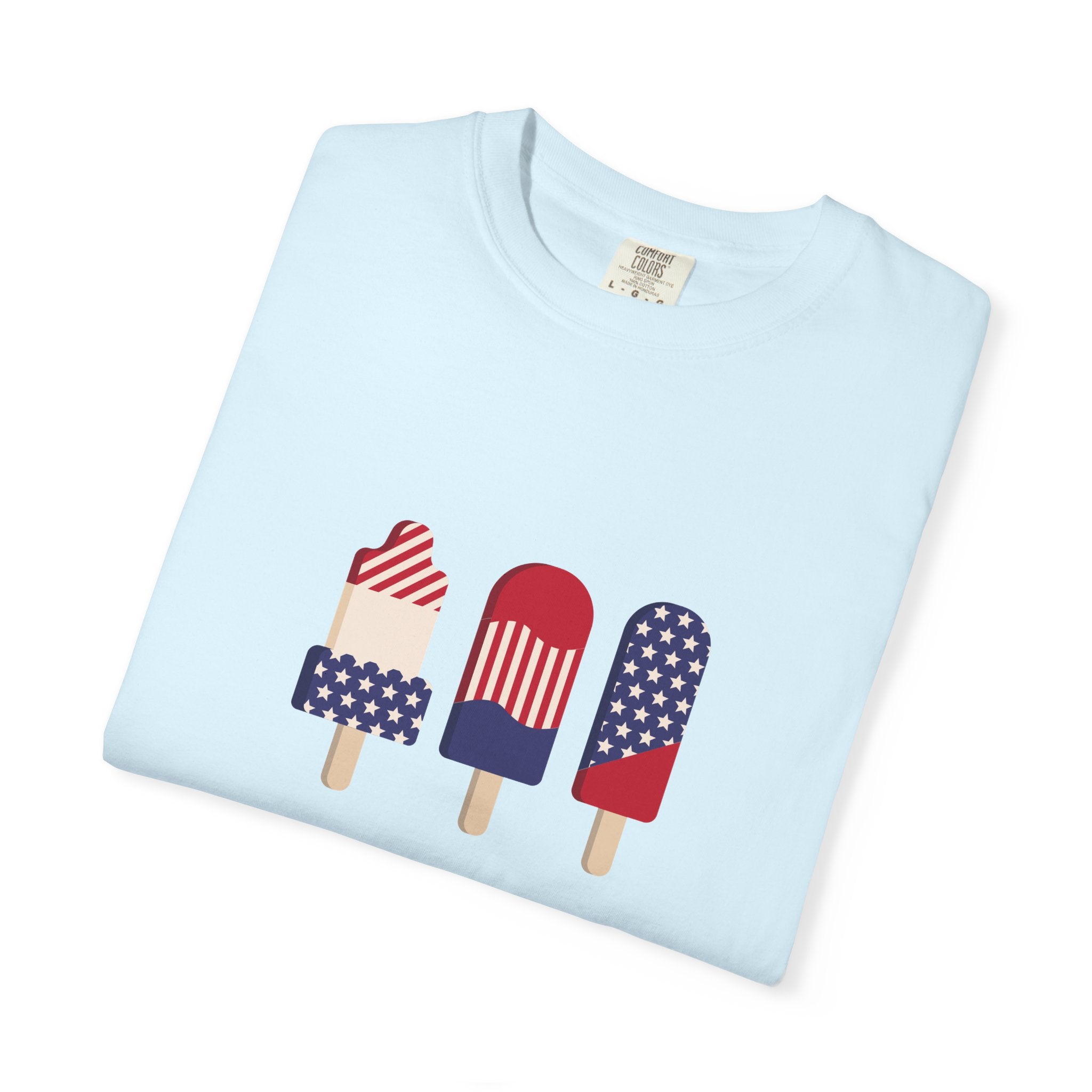 Patriotic Popsicle T-Shirt — 4th of July American Flag Ice Pop Tee