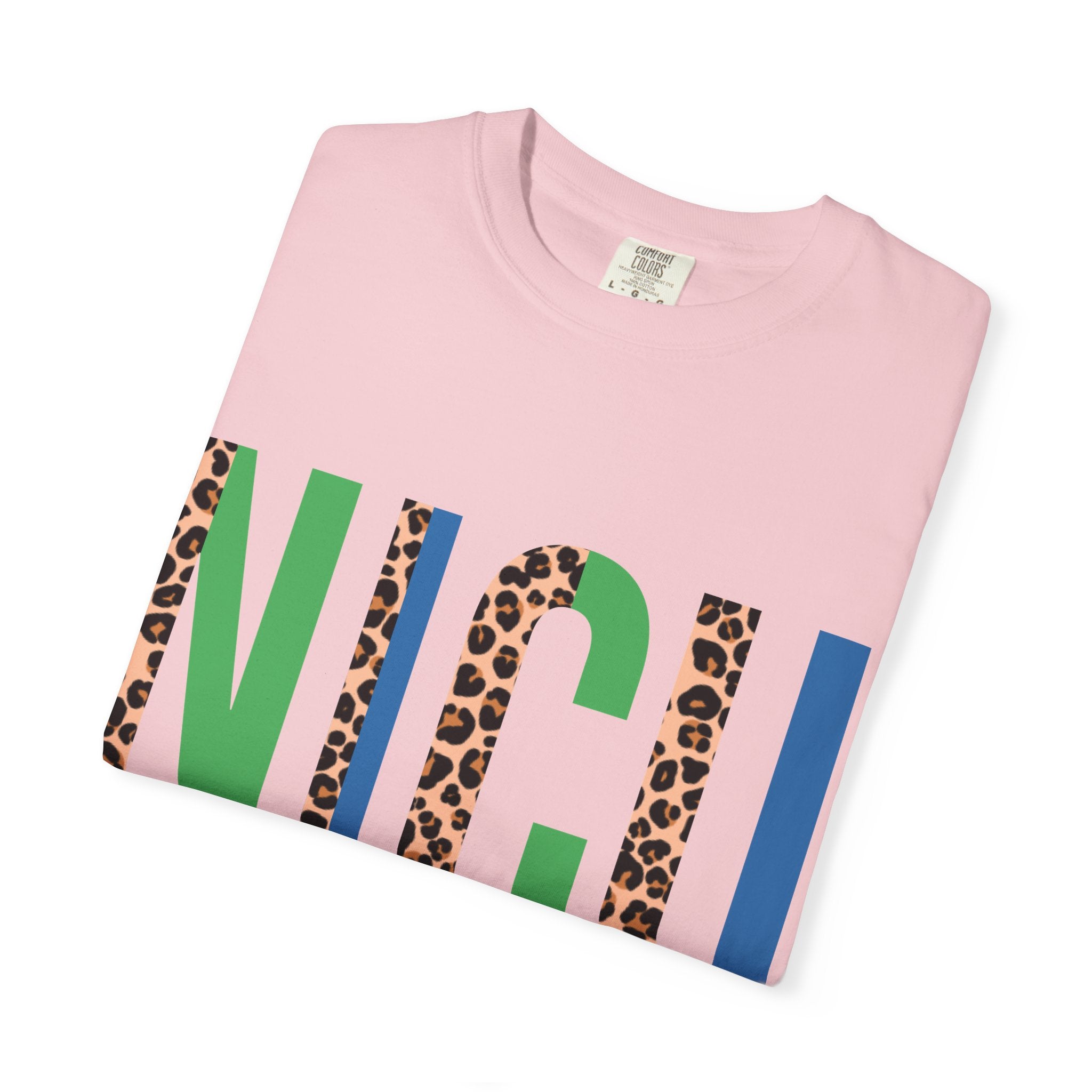 NICU Mama T-Shirt — Leopard Print & Color Block Neonatal Support Tee