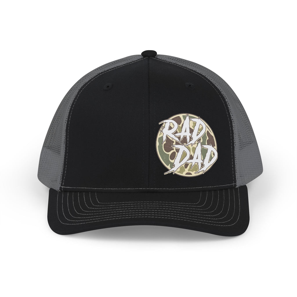 Rad Dad Camo Patch Snapback Trucker Cap