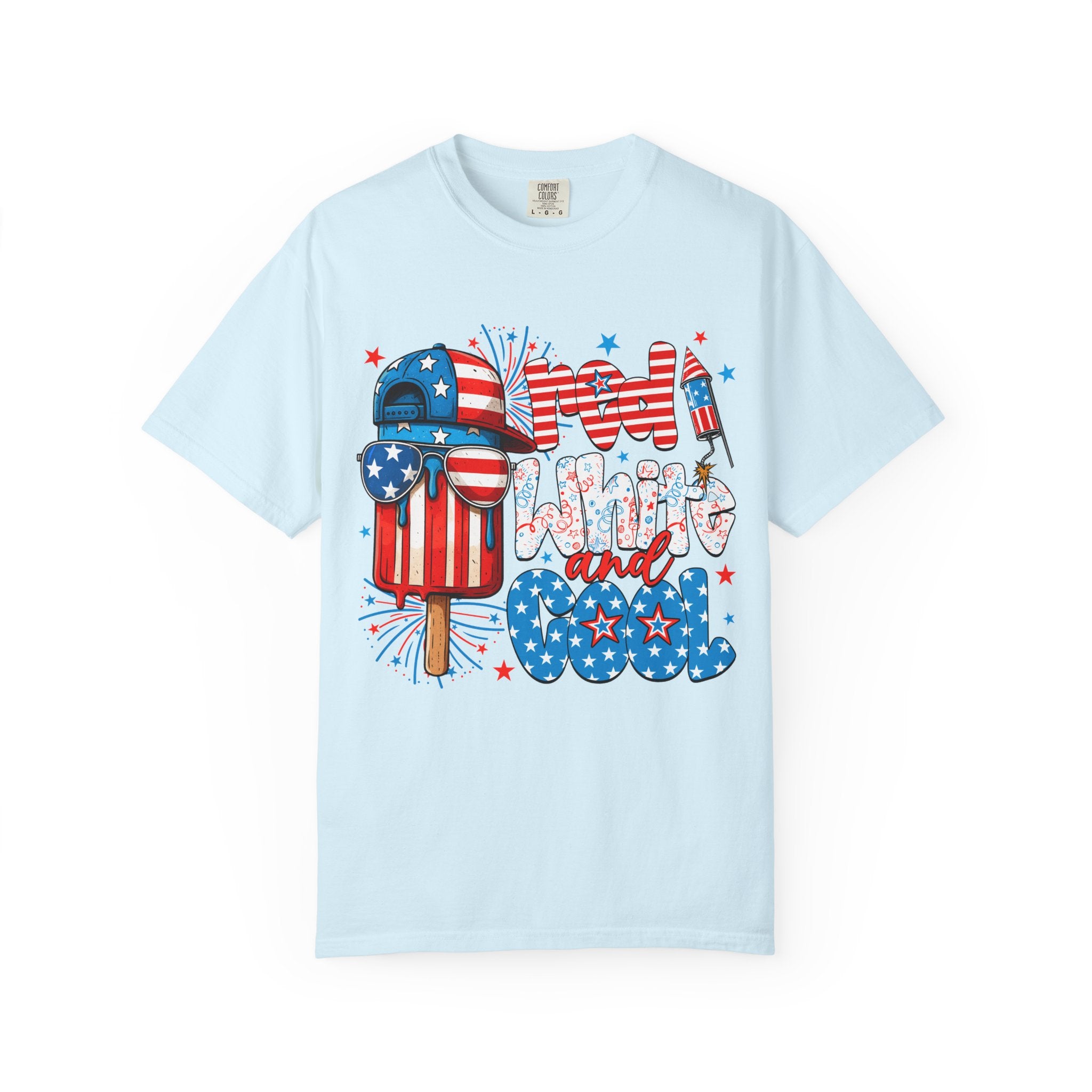 Patriotic Mom Vibes T-Shirt — 'Mom Savage and Cool' 4th of July Graphic Tee