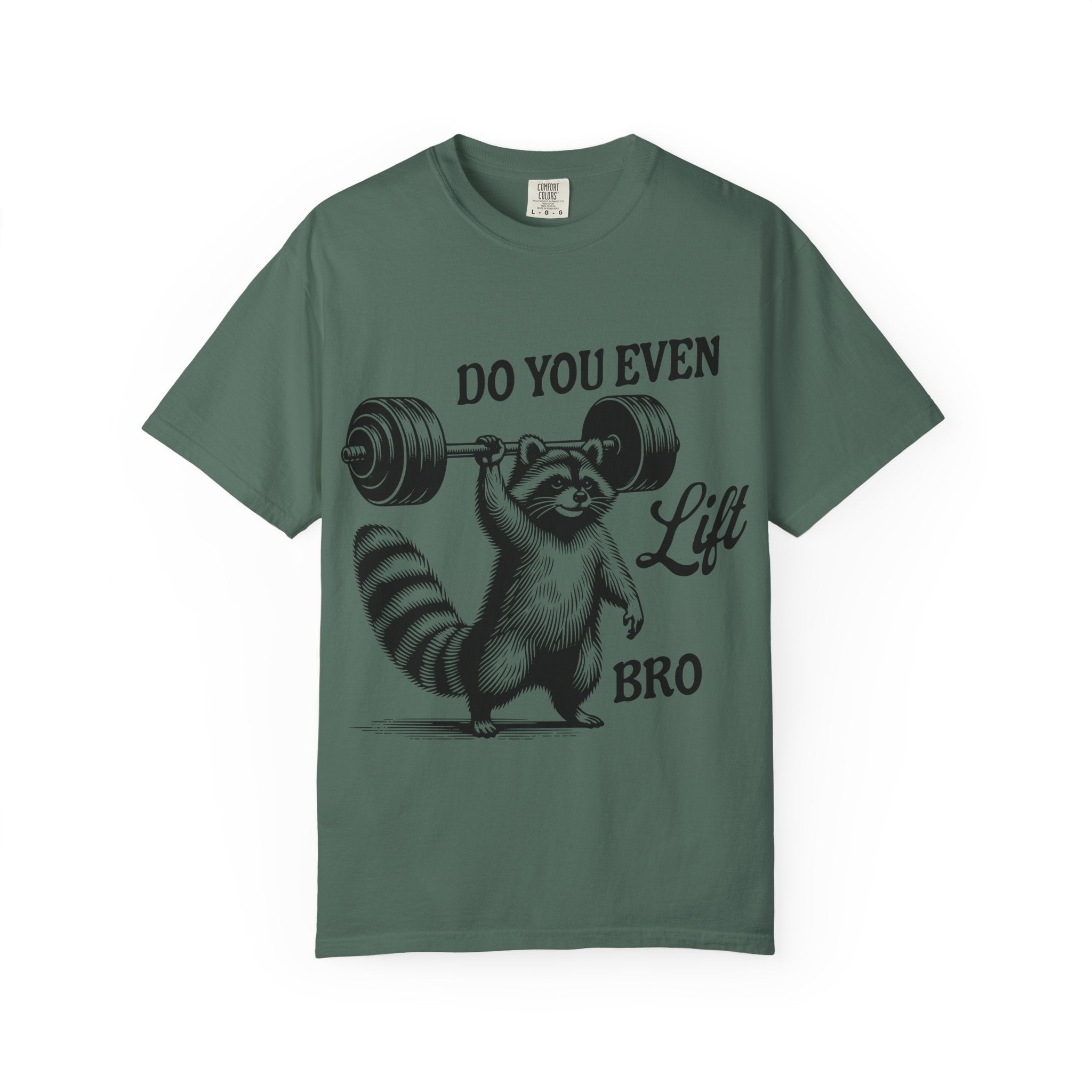 Do You Even Lift Bro? Raccoon Weightlifting T-Shirt