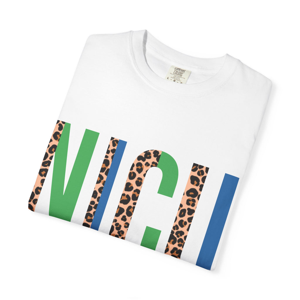 NICU Mama T-Shirt — Leopard Print & Color Block Neonatal Support Tee