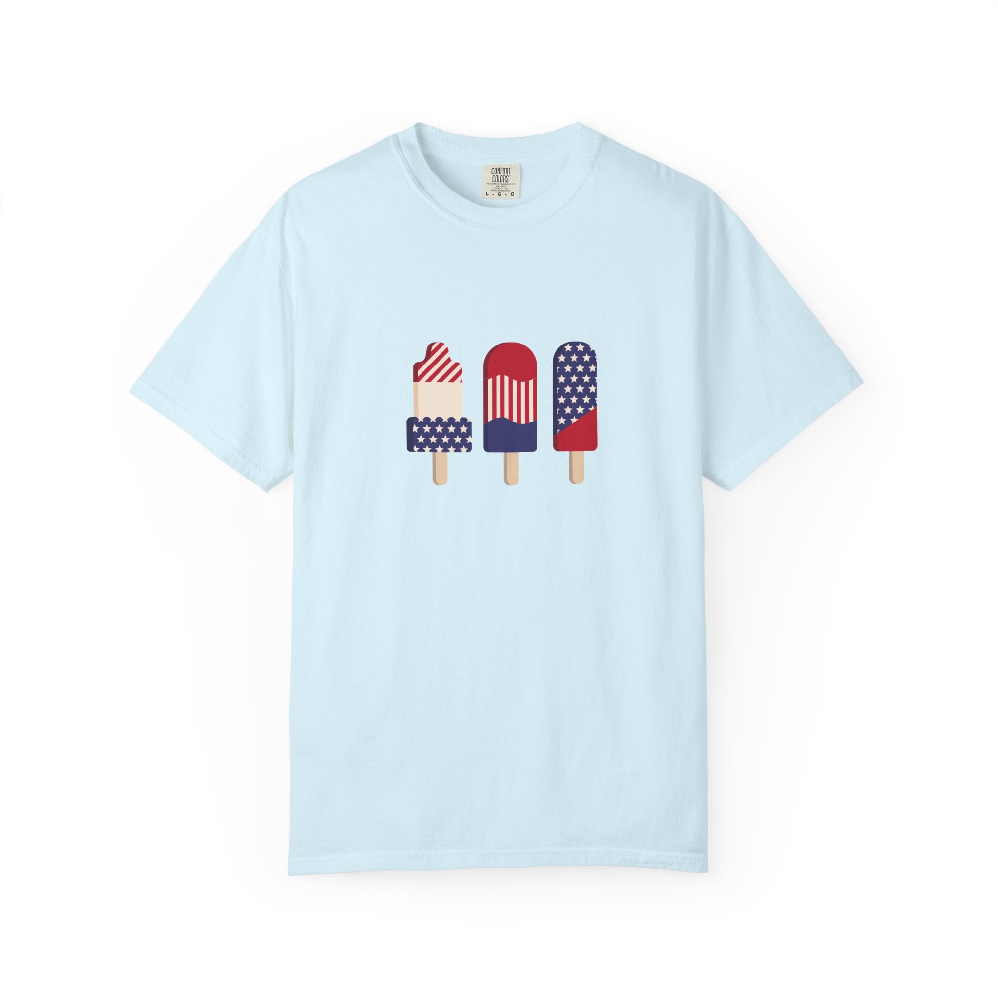 Patriotic Popsicle T-Shirt — 4th of July American Flag Ice Pop Tee