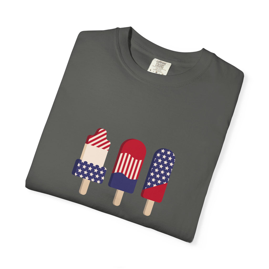 Patriotic Popsicle T-Shirt — 4th of July American Flag Ice Pop Tee