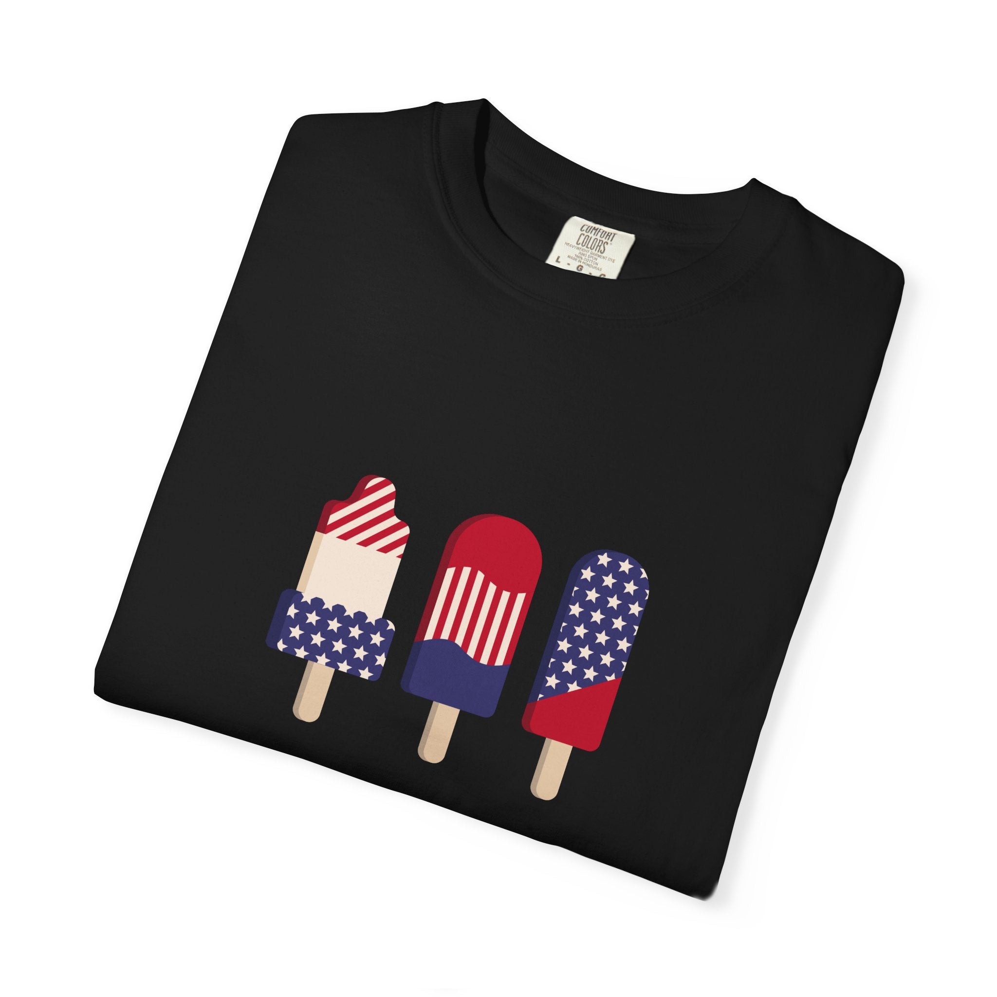 Patriotic Popsicle T-Shirt — 4th of July American Flag Ice Pop Tee