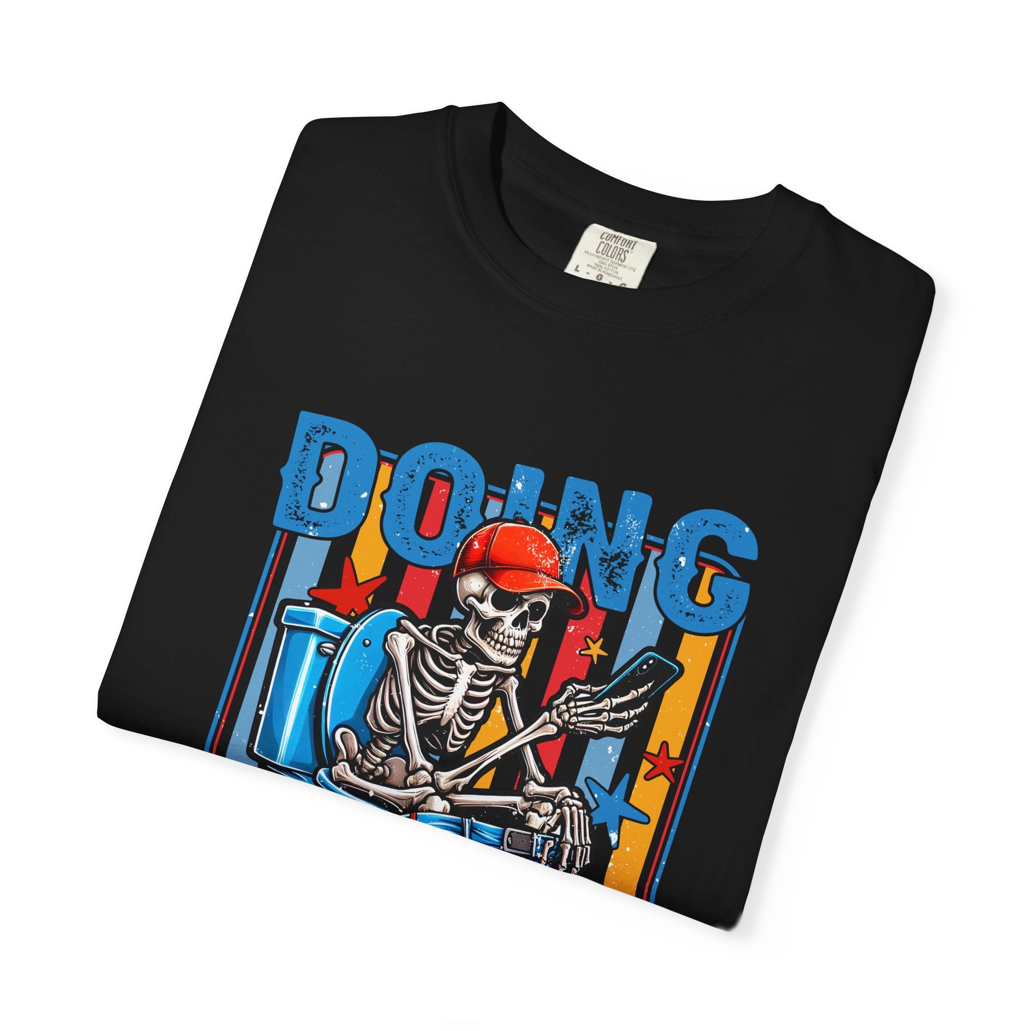 Doing Dad Shit T-Shirt — Funny Skeleton Dad Graphic Tee
