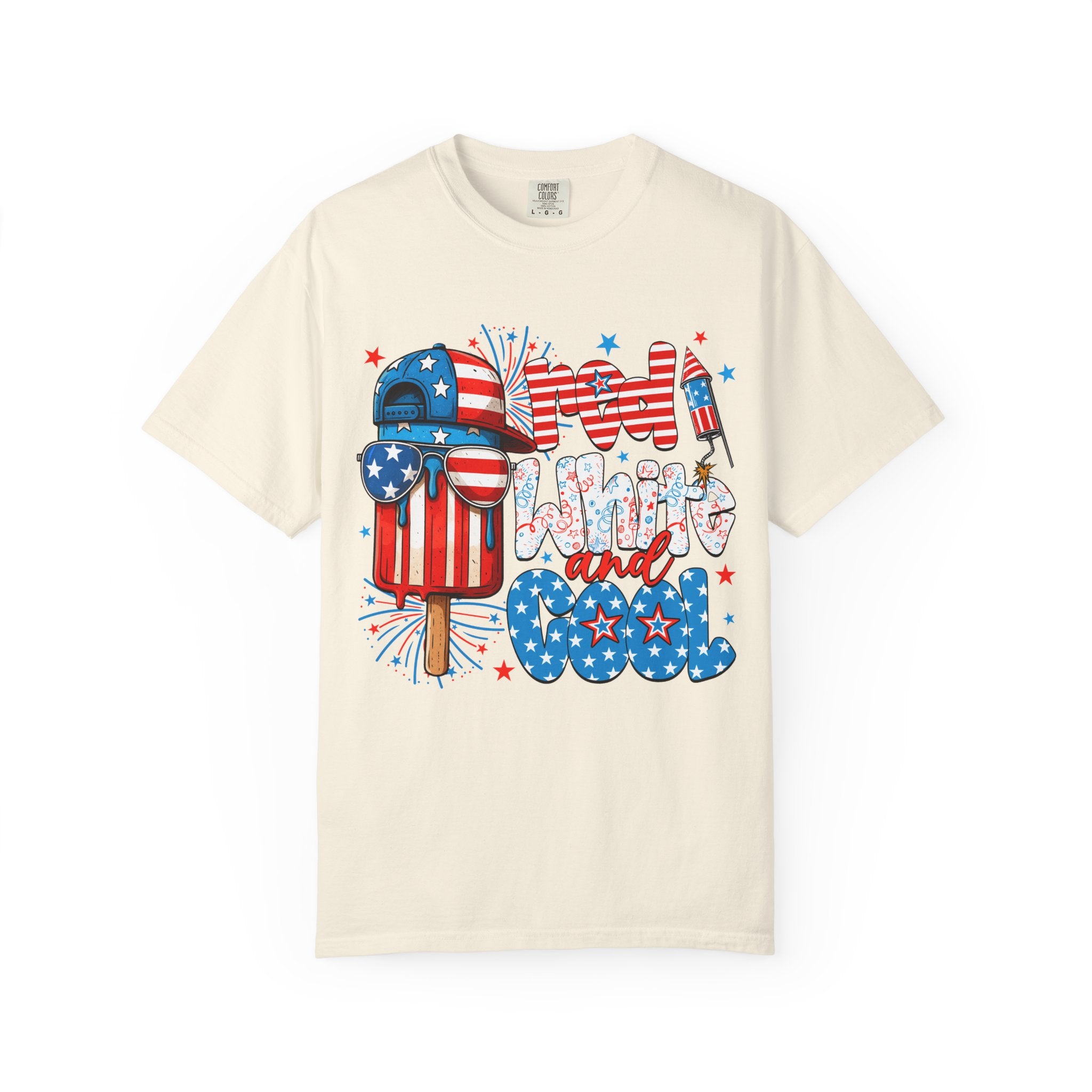Patriotic Mom Vibes T-Shirt — 'Mom Savage and Cool' 4th of July Graphic Tee