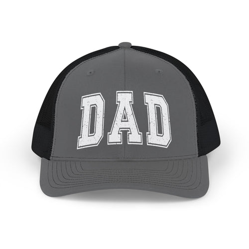 Dad Trucker Cap — Vintage Embroidered 'DAD' Snapback Hat