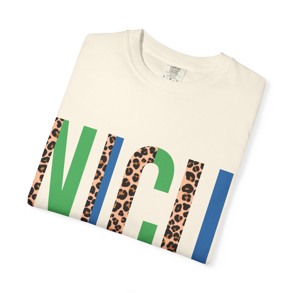 NICU Mama T-Shirt — Leopard Print & Color Block Neonatal Support Tee