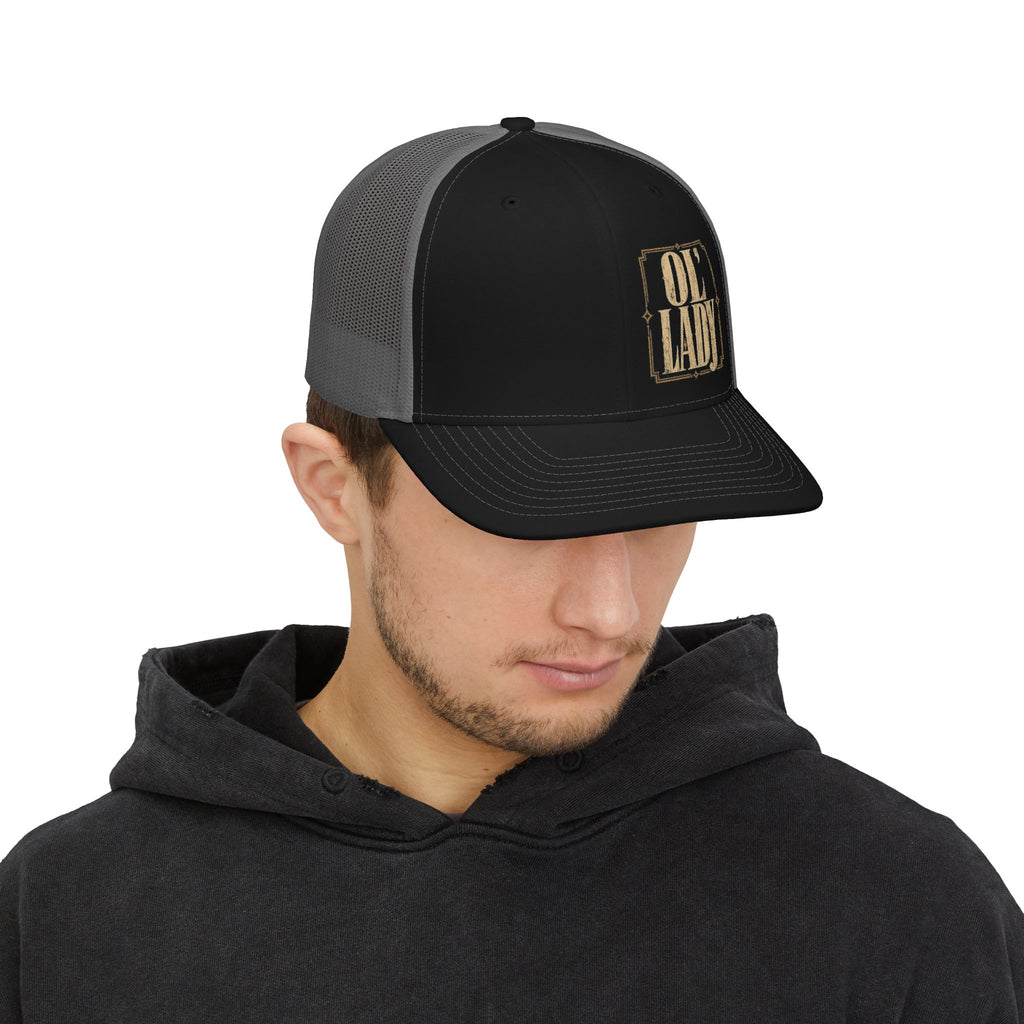 Trucker Cap - Old Lady Vintage Patch Snapback