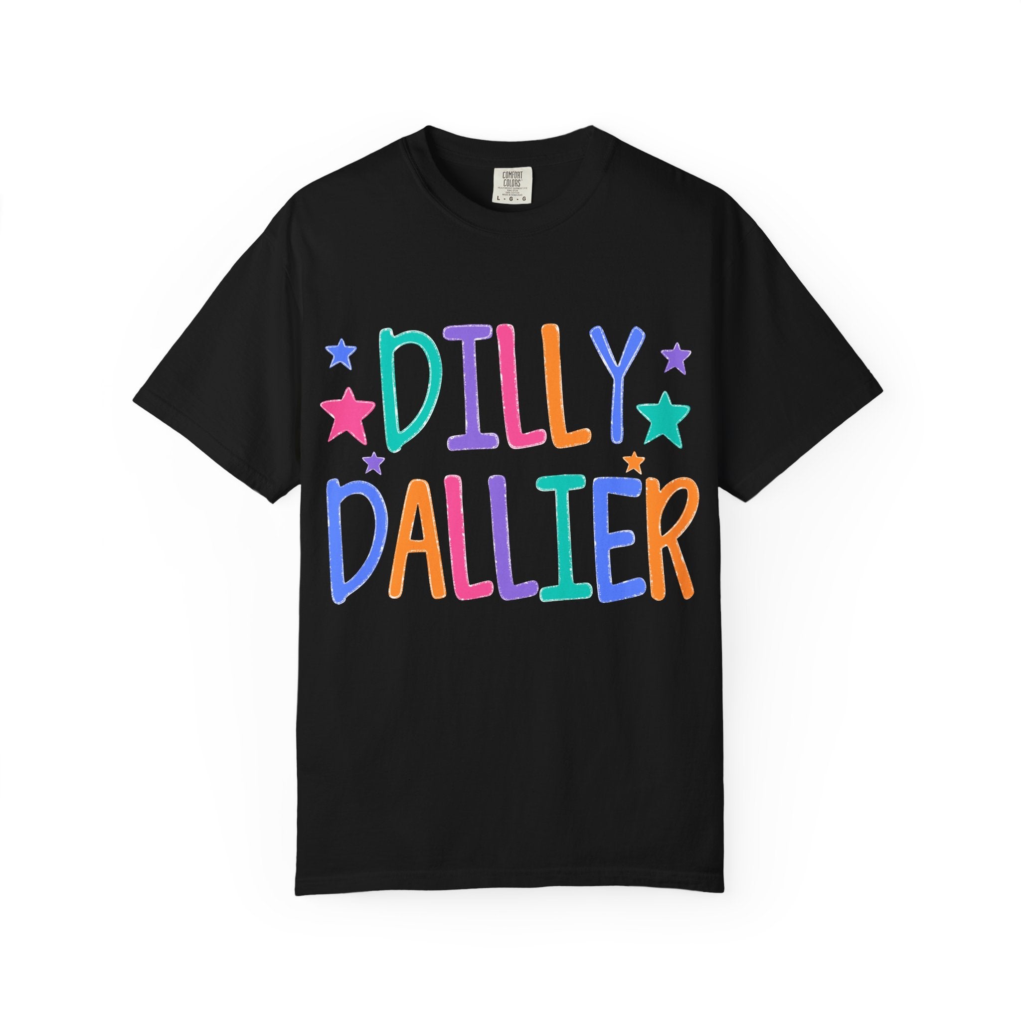 Dilly Dallier T-Shirt — Colorful Playful Graphic Tee