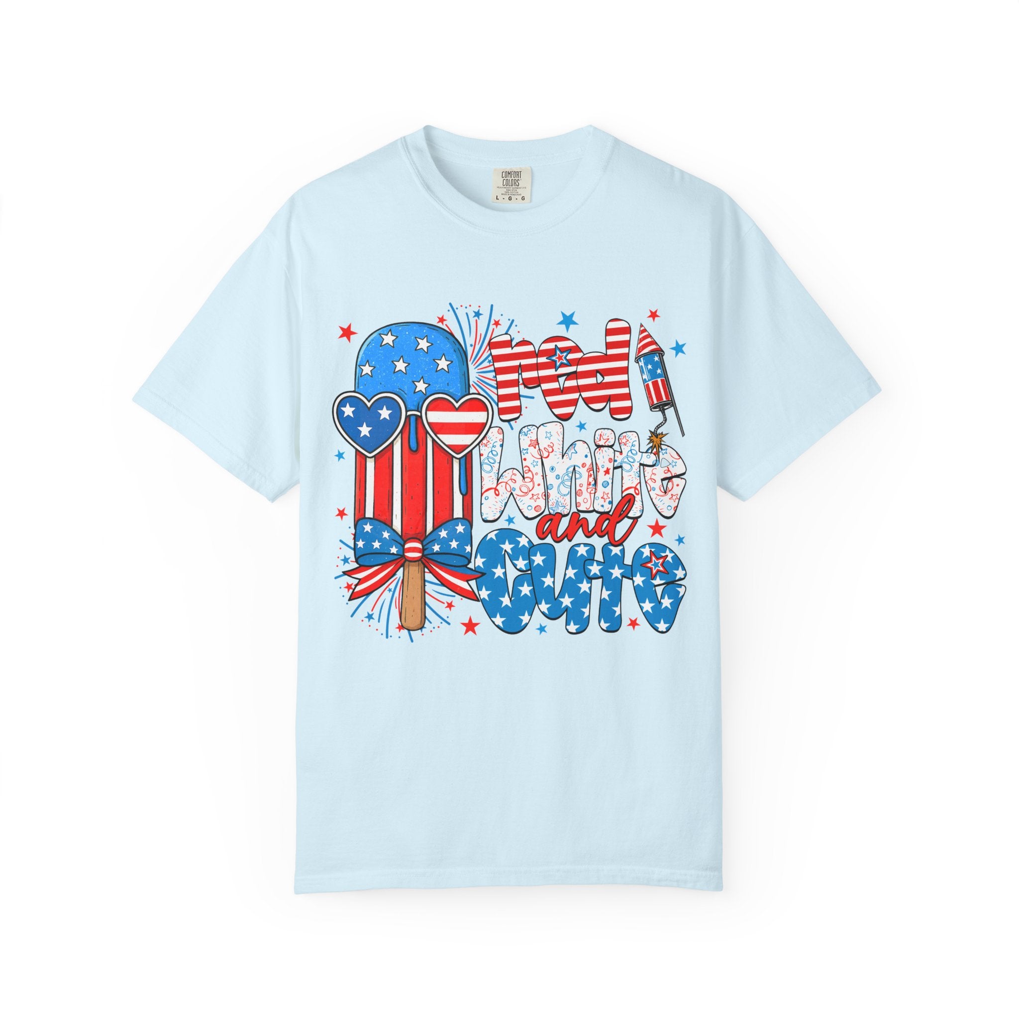 Patriotic Mom and Me T-Shirt — 4th of July USA Flag Popsicle Graphic Tee