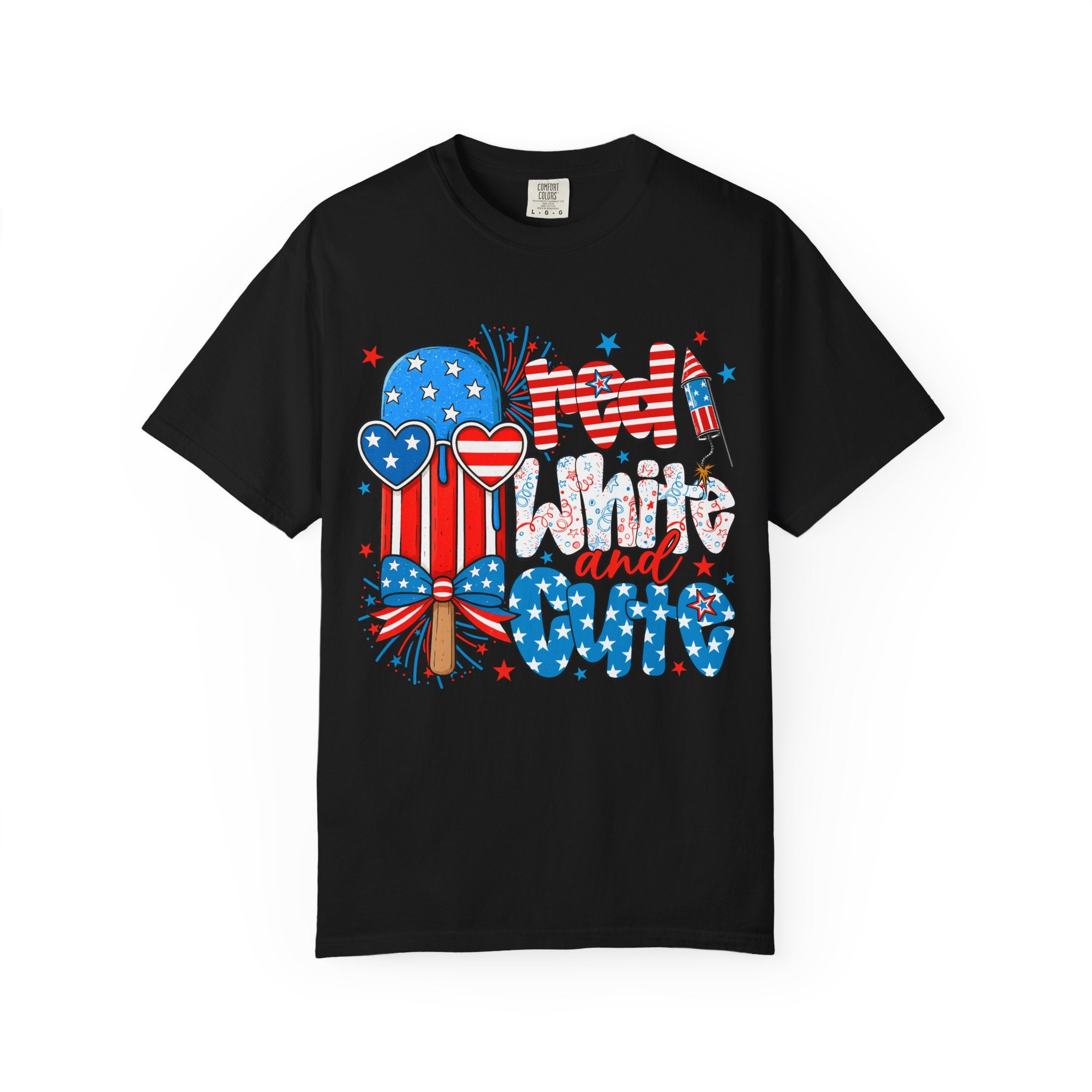 Patriotic Mom and Me T-Shirt — 4th of July USA Flag Popsicle Graphic Tee