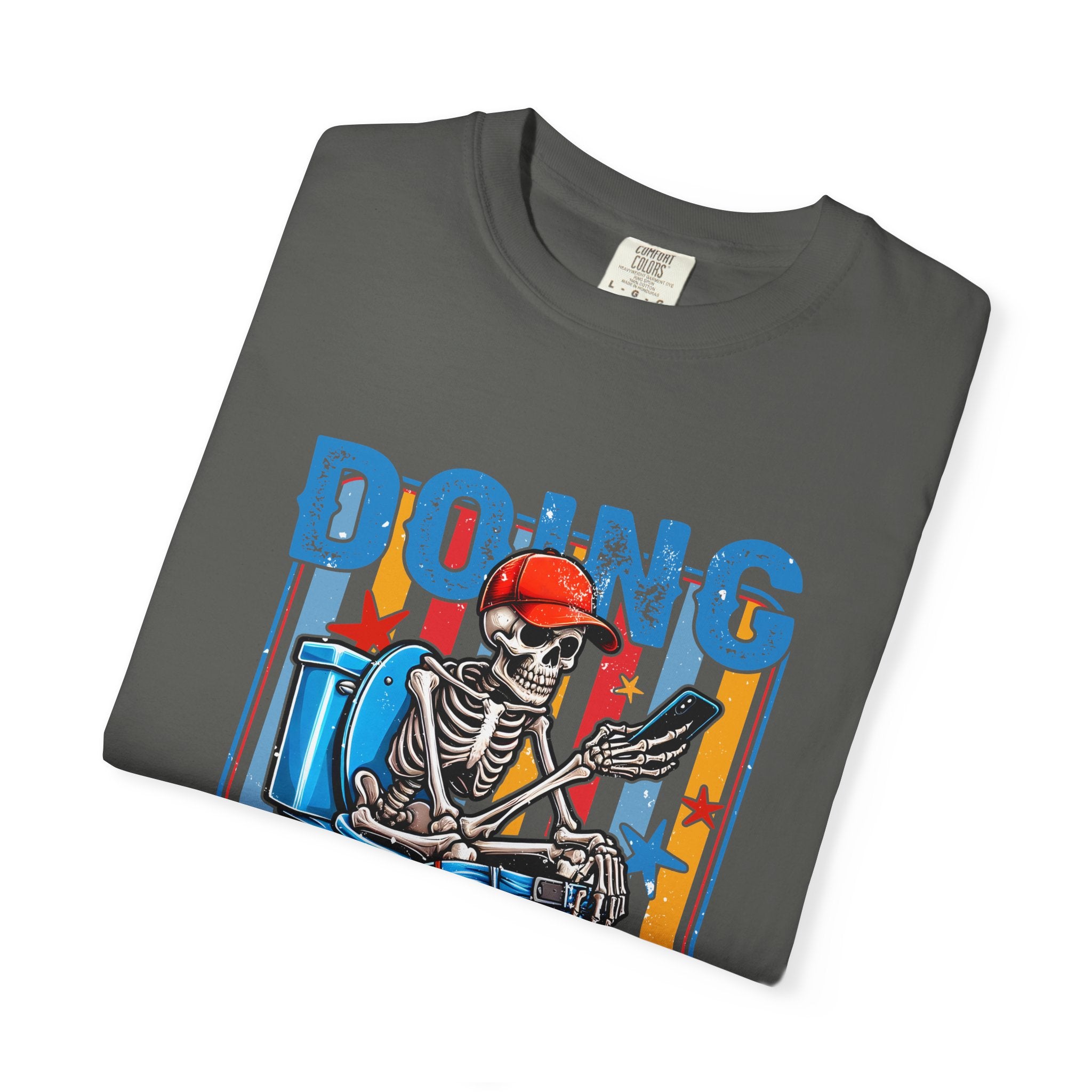 Doing Dad Shit T-Shirt — Funny Skeleton Dad Graphic Tee