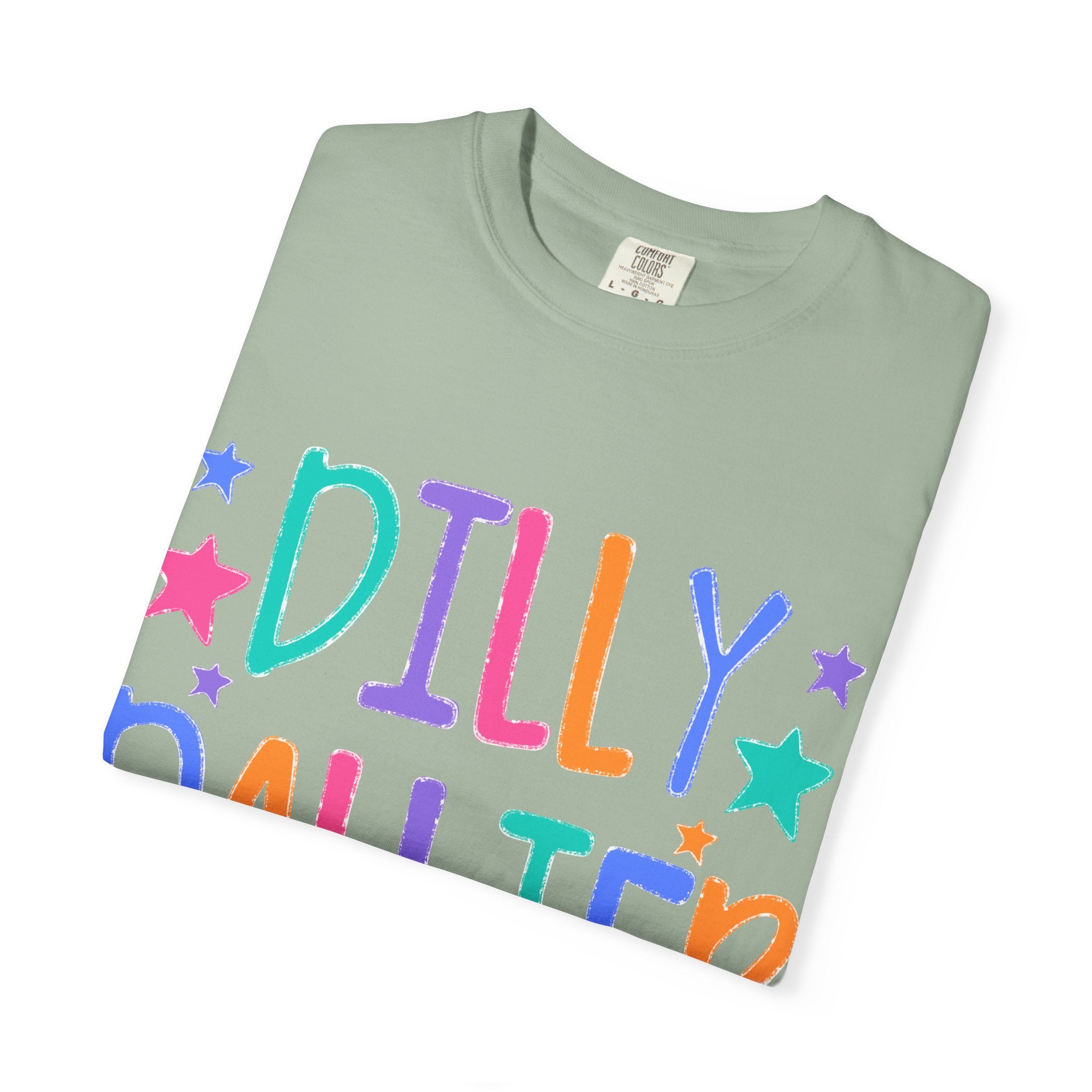 Dilly Dallier T-Shirt — Colorful Playful Graphic Tee