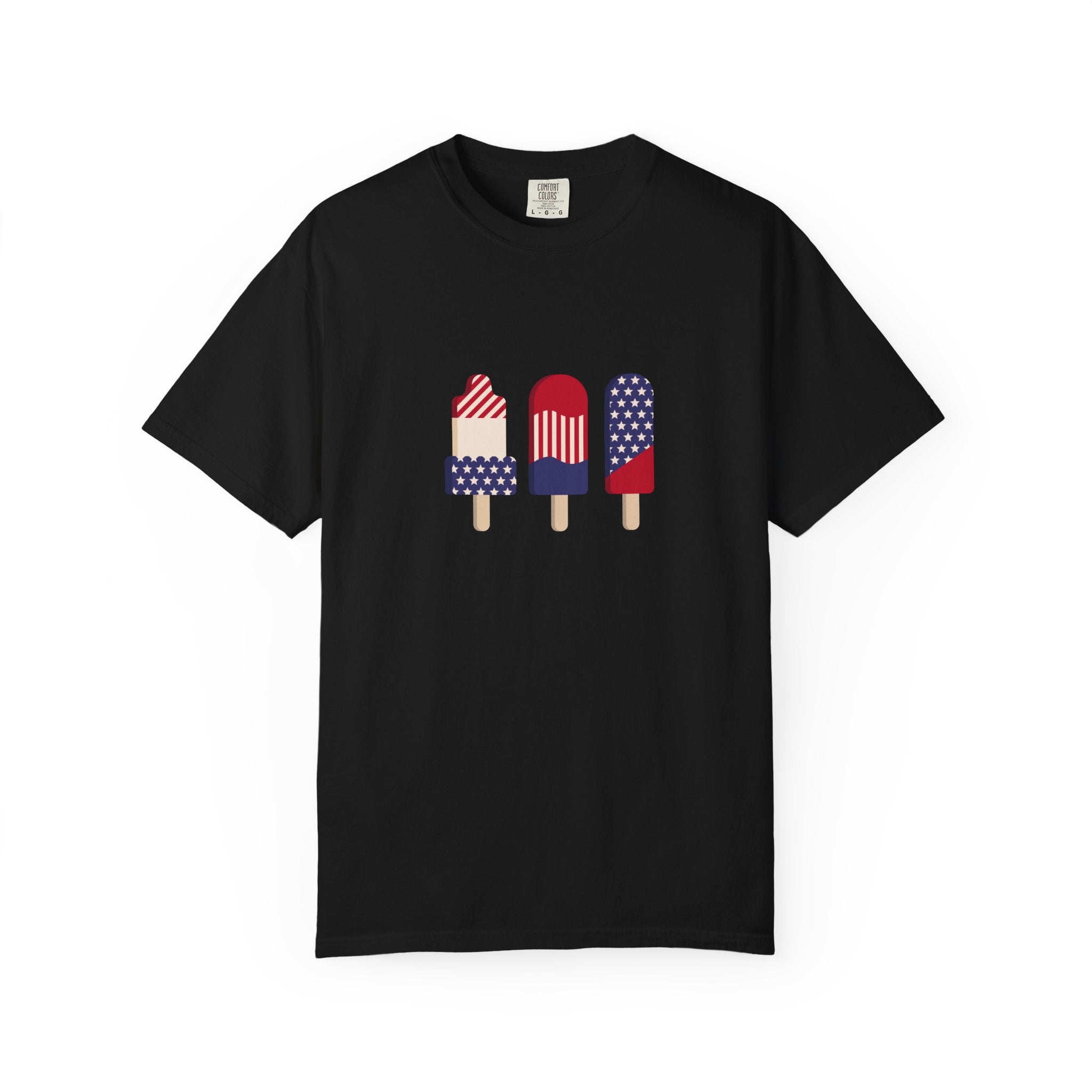 Patriotic Popsicle T-Shirt — 4th of July American Flag Ice Pop Tee