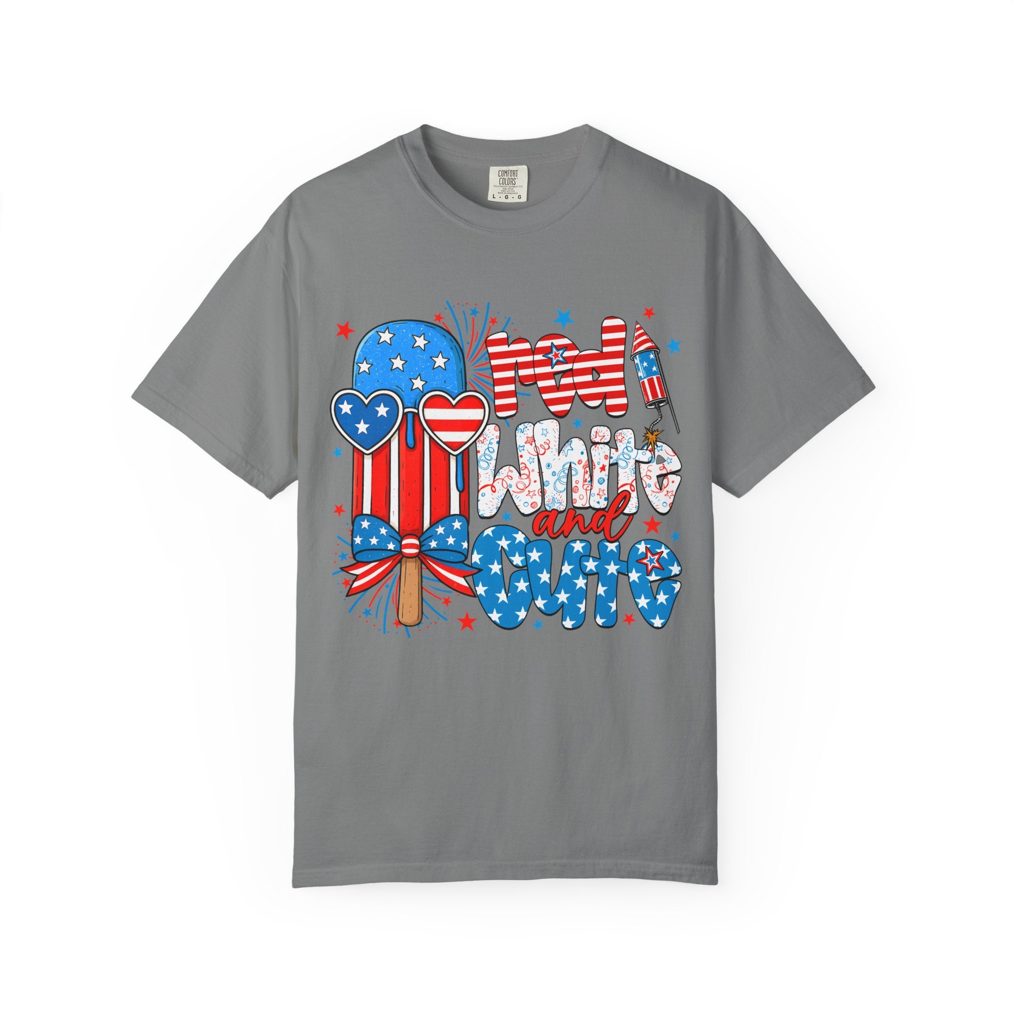 Patriotic Mom and Me T-Shirt — 4th of July USA Flag Popsicle Graphic Tee