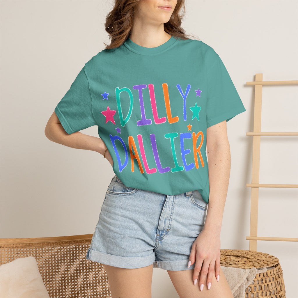 Dilly Dallier T-Shirt — Colorful Playful Graphic Tee