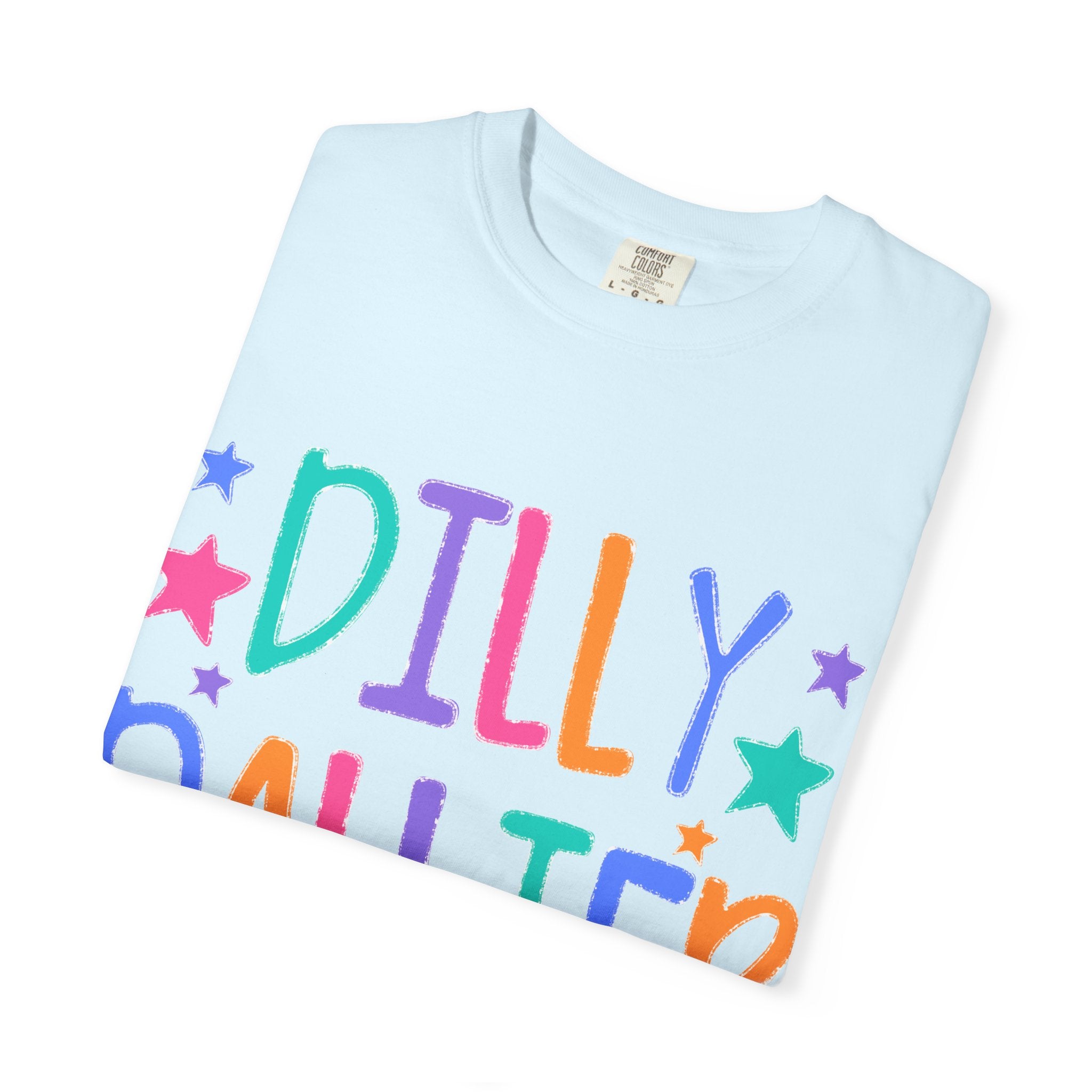 Dilly Dallier T-Shirt — Colorful Playful Graphic Tee